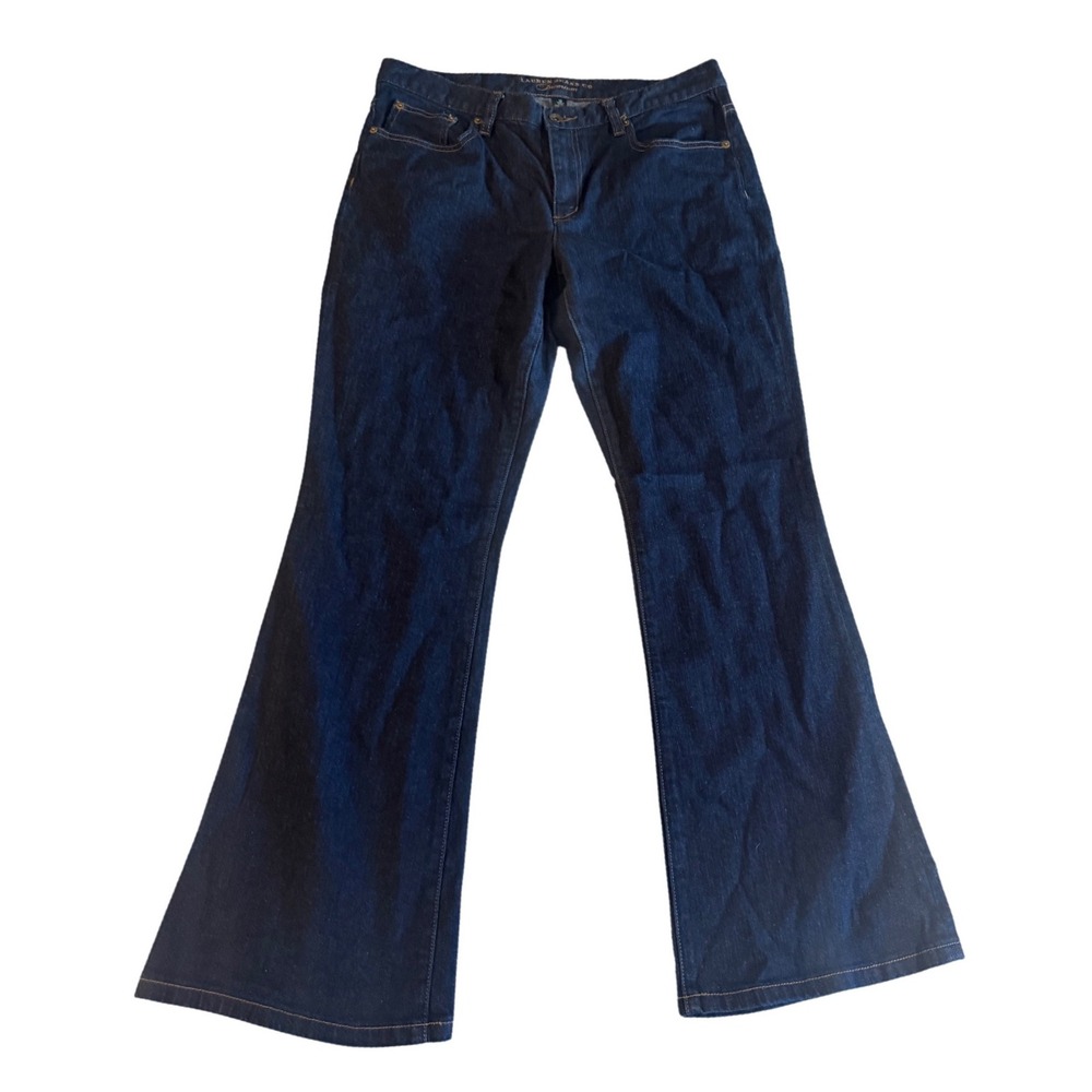 Lauren Ralph Lauren Jeans Co Premium Contemporary Bootcut Jeans Dark Indigo 12